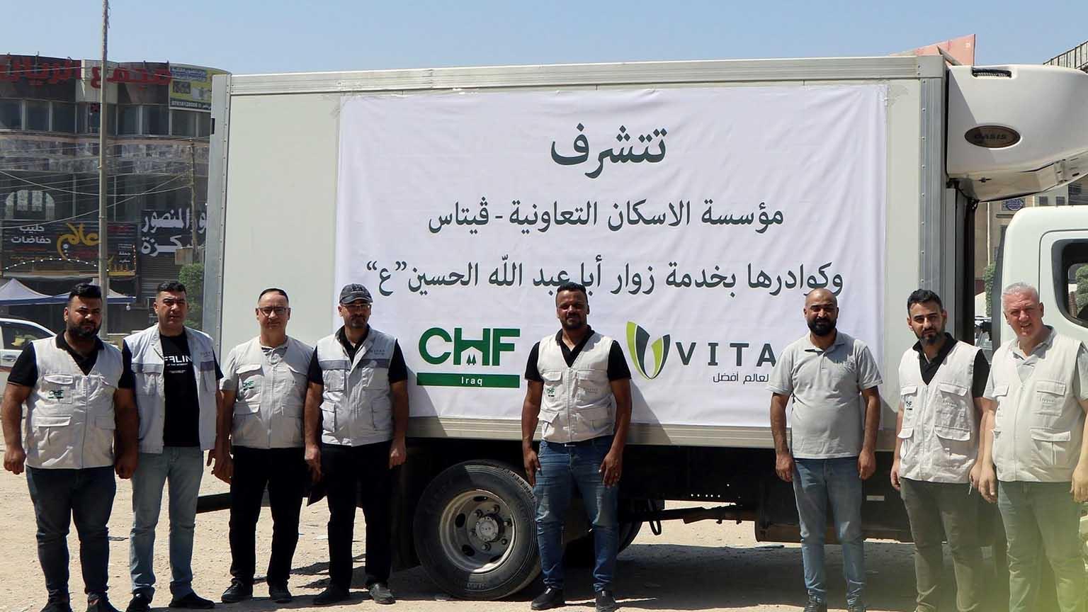 community events - Distribution of 12,000 juice boxes to visitors during the “Arba'ein”